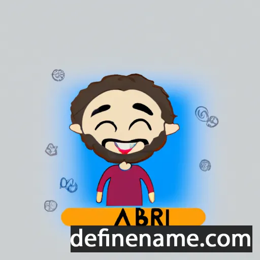 cartoon of the name Abir