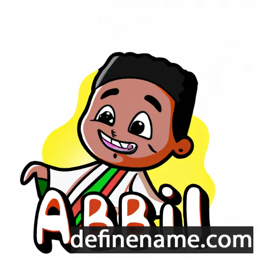 cartoon of the name Abiri