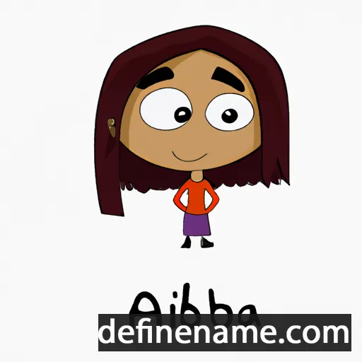 cartoon of the name Abisha