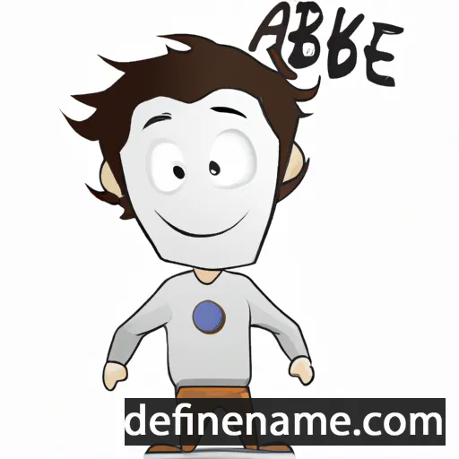 cartoon of the name Abke