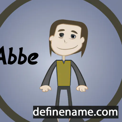 cartoon of the name Able