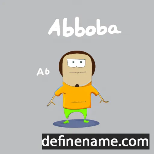 cartoon of the name Abnoba