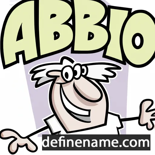 cartoon of the name Abos