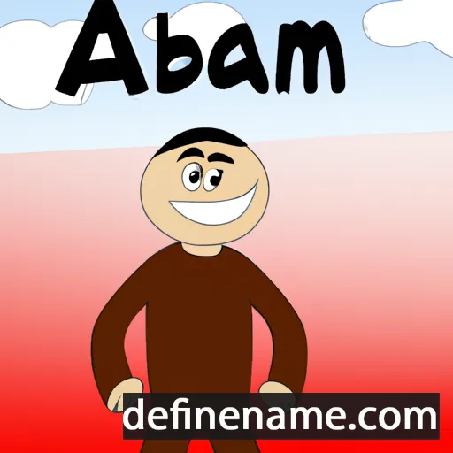 cartoon of the name Abråm