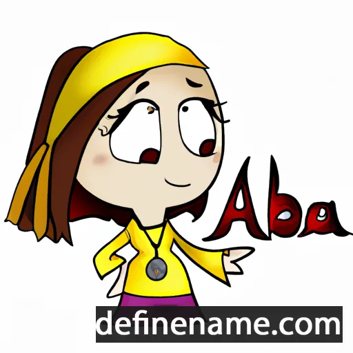 cartoon of the name Abra