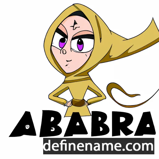 cartoon of the name Abra