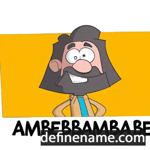 cartoon of the name Abrahame