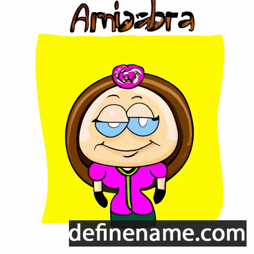 cartoon of the name Abrahamina