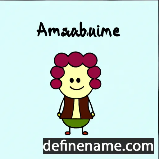 cartoon of the name Abrahamine