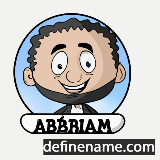 cartoon of the name Abrahim