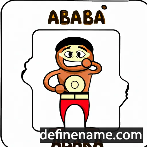 cartoon of the name Abrakha