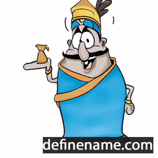 cartoon of the name Abrama