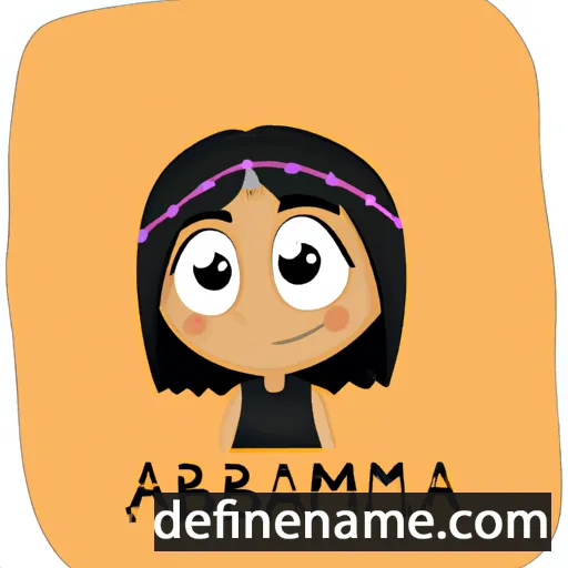 cartoon of the name Abramina