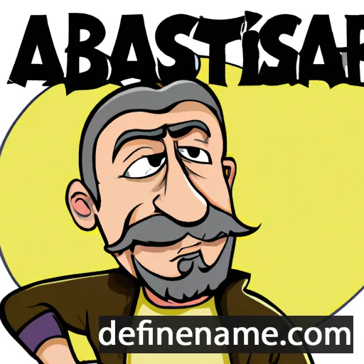 cartoon of the name Absattar