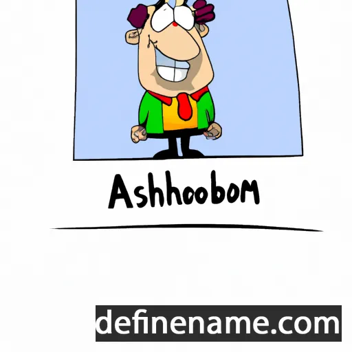 cartoon of the name Abschalom