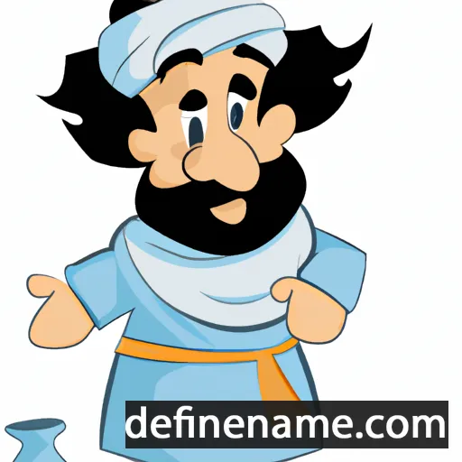 cartoon of the name Abu Hasan