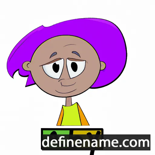 cartoon of the name Aby