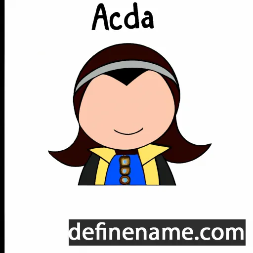 Acadia cartoon