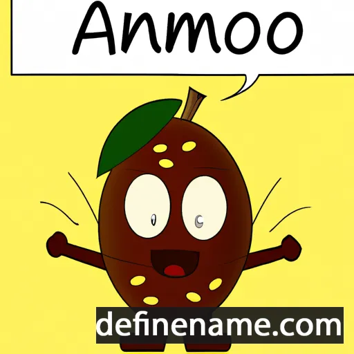 cartoon of the name Acaimo