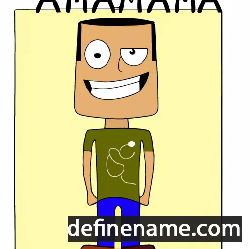 cartoon of the name Acamar