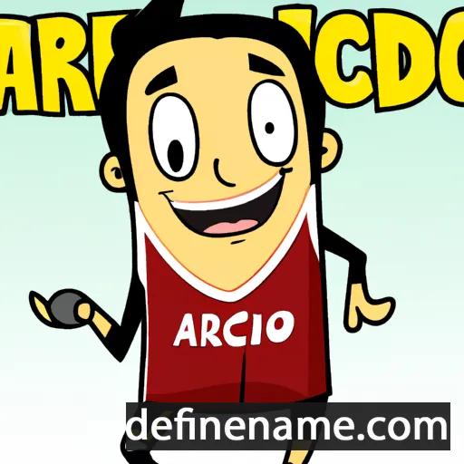 cartoon of the name Acardio