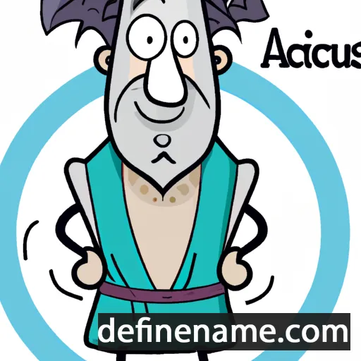 cartoon of the name Acastus