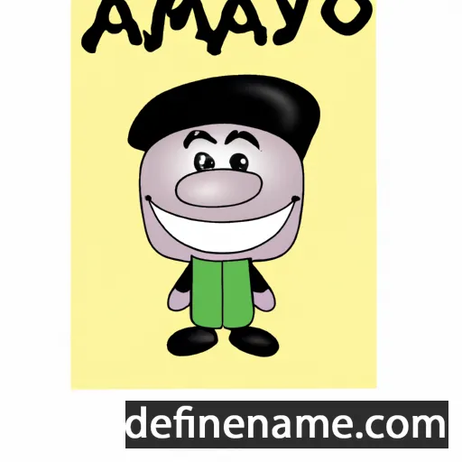 cartoon of the name Acaymo