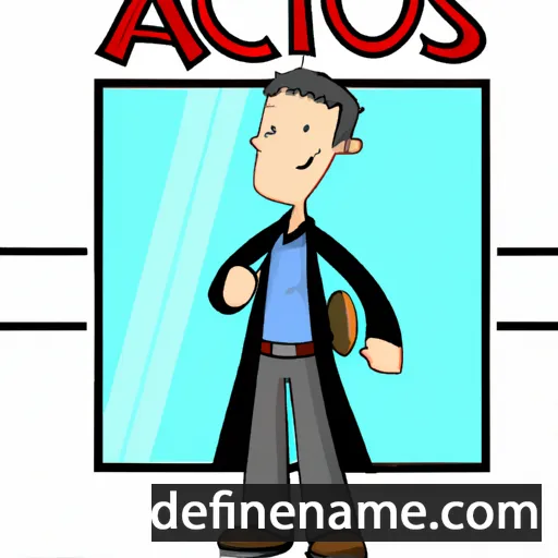 cartoon of the name Accius