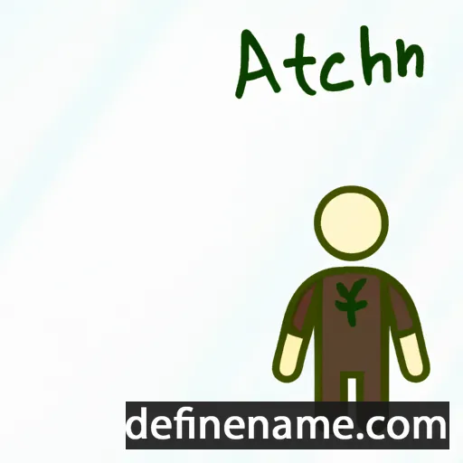 cartoon of the name Acenith