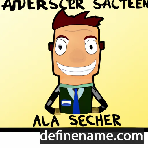 cartoon of the name Acesander