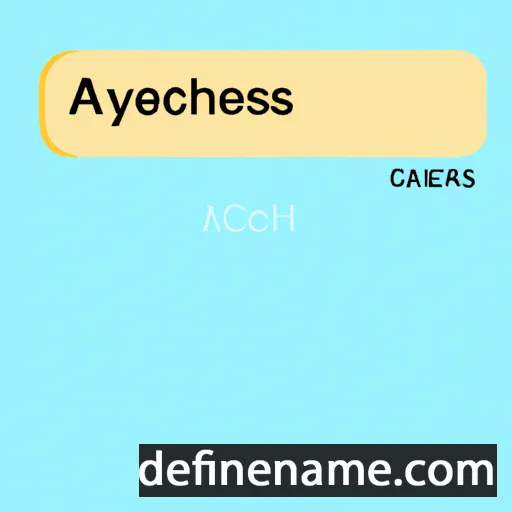 cartoon of the name Achaeus