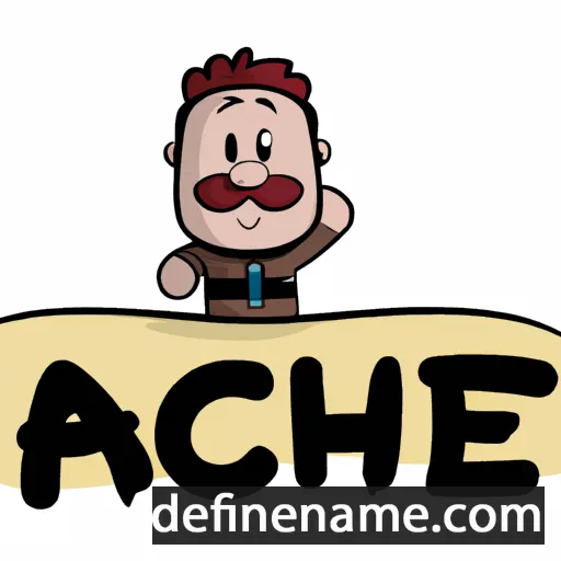 Achaje cartoon