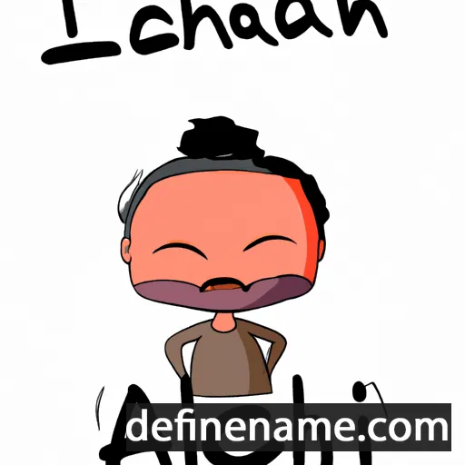 cartoon of the name Achali