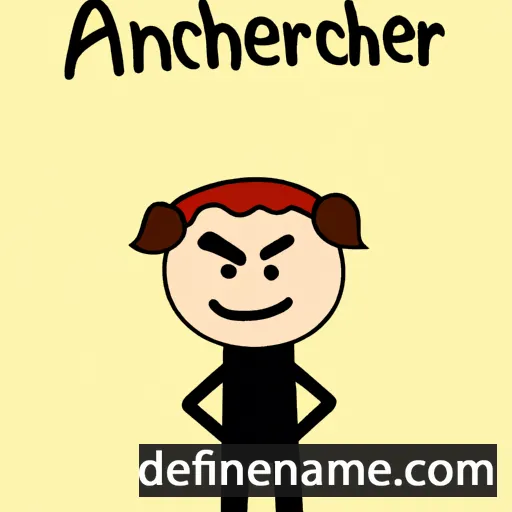 cartoon of the name Achernar