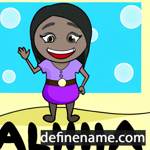 cartoon of the name Achila