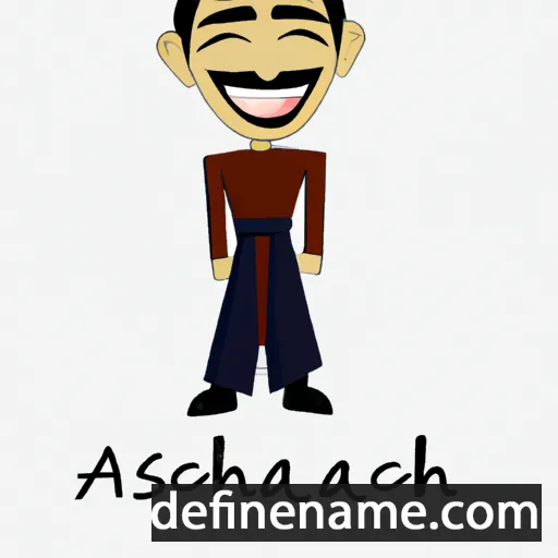 cartoon of the name Achishar