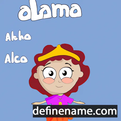 cartoon of the name Achlama