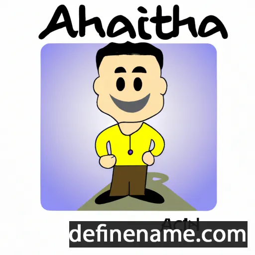 cartoon of the name Achmat