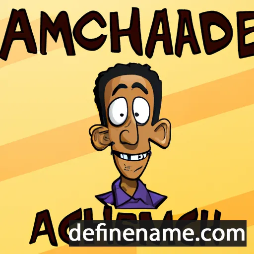 cartoon of the name Achmed