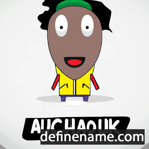 cartoon of the name Achouak