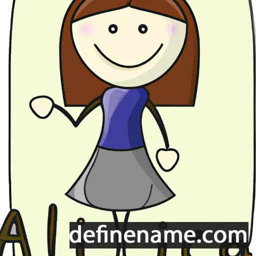 cartoon of the name Aciliana