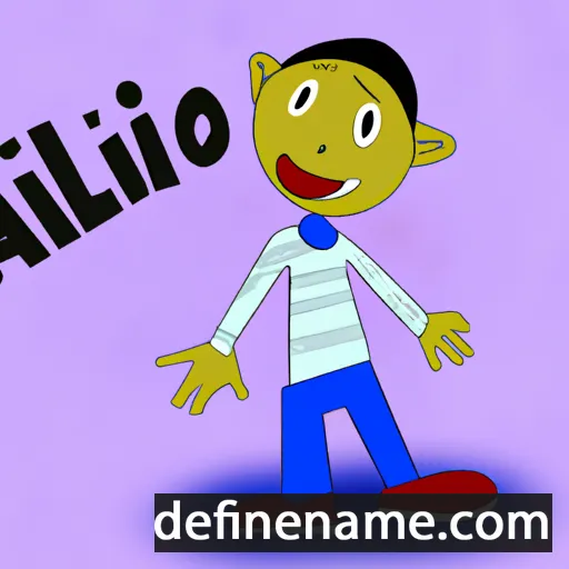 cartoon of the name Acilino