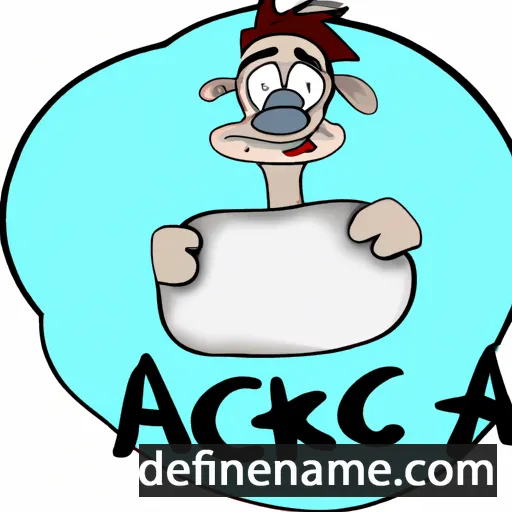 Acka cartoon