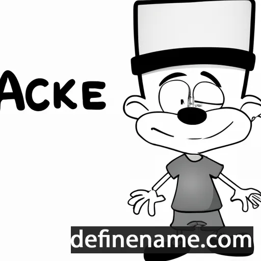 Ackie cartoon