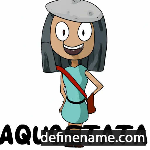 cartoon of the name Acquanetta