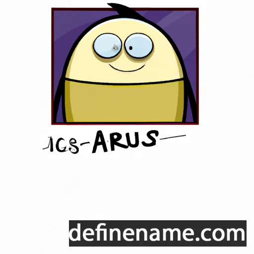 cartoon of the name Acris