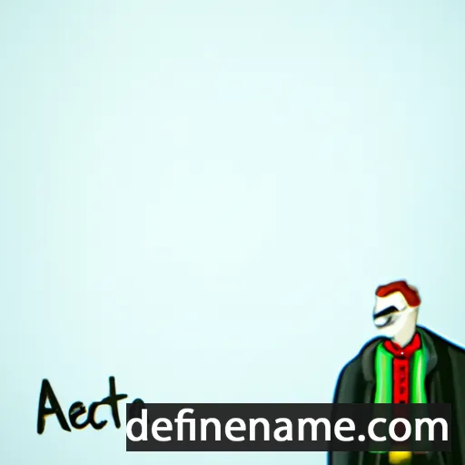 cartoon of the name Actaea