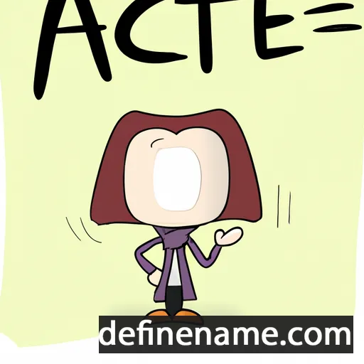 Actée cartoon