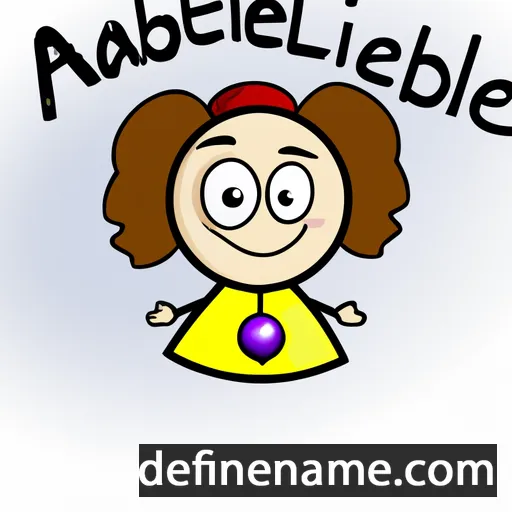 cartoon of the name Adabell