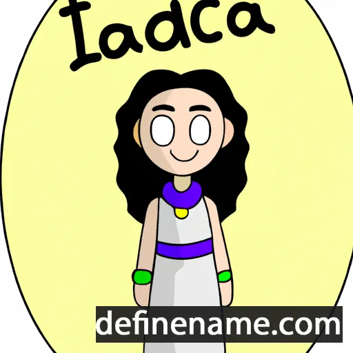 cartoon of the name Adacia